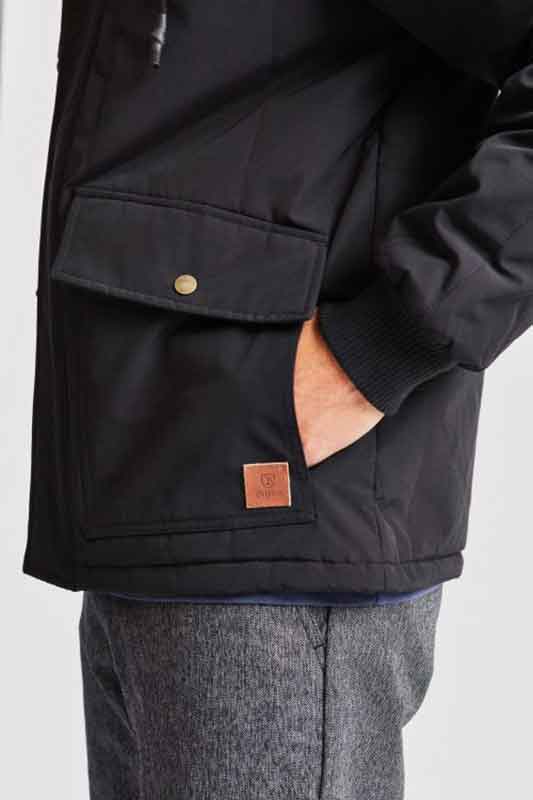 Brixton Spokane Jacket Black  Brixton   