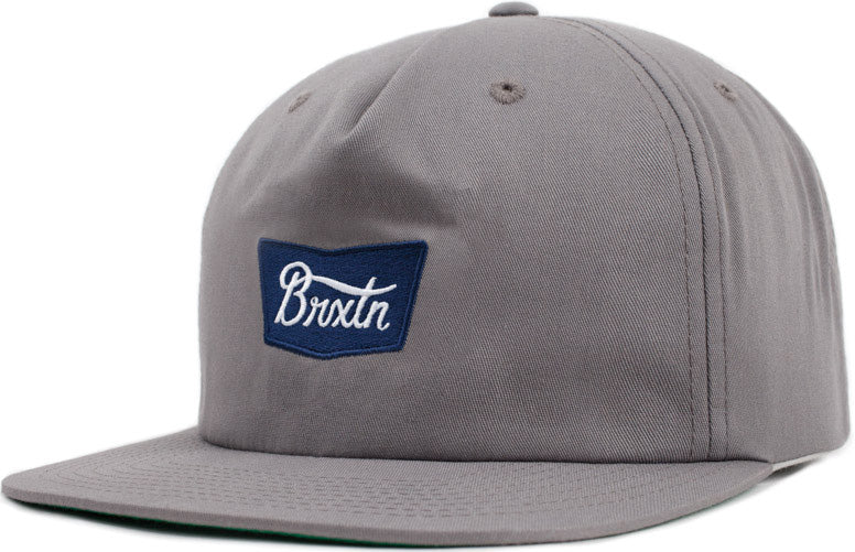 Brixton Stith Unstructured Snapback Grey  Brixton   