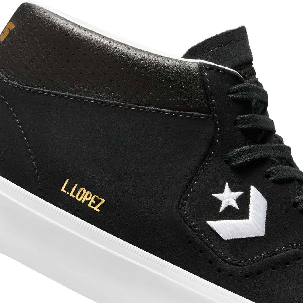 Converse Cons Louie Lopez Pro Mid Black White Schuh  Converse   