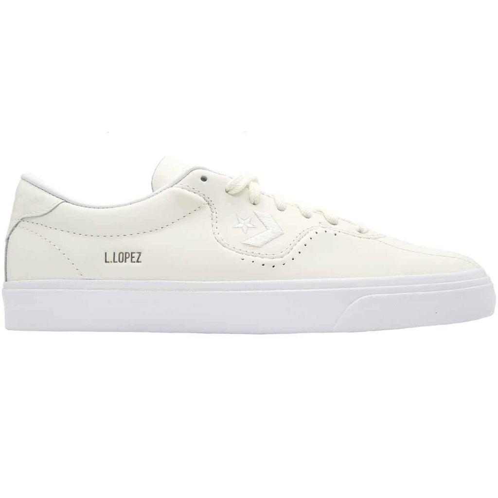 Converse Cons Louie Lopez Pro OX Egret White Premium Leather Schuh  Converse   