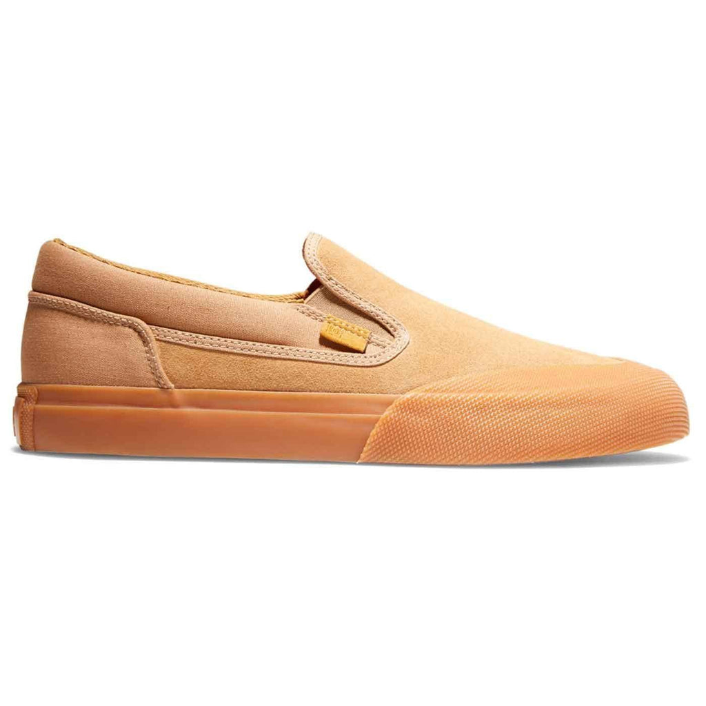 DC Shoes Manual RT S Slip On Skateschuh Brown Gum  DC   