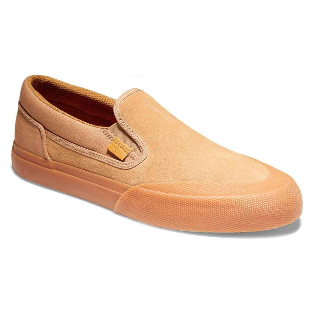 DC Shoes Manual RT S Slip On Skateschuh Brown Gum  DC   