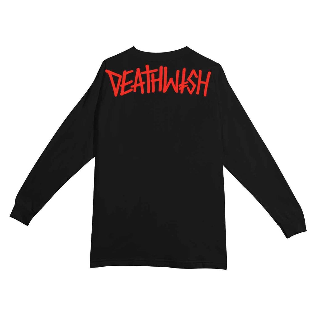 Deathwish Deathspray Langarm T-Shirt Schwarz Rot  Deathwish   