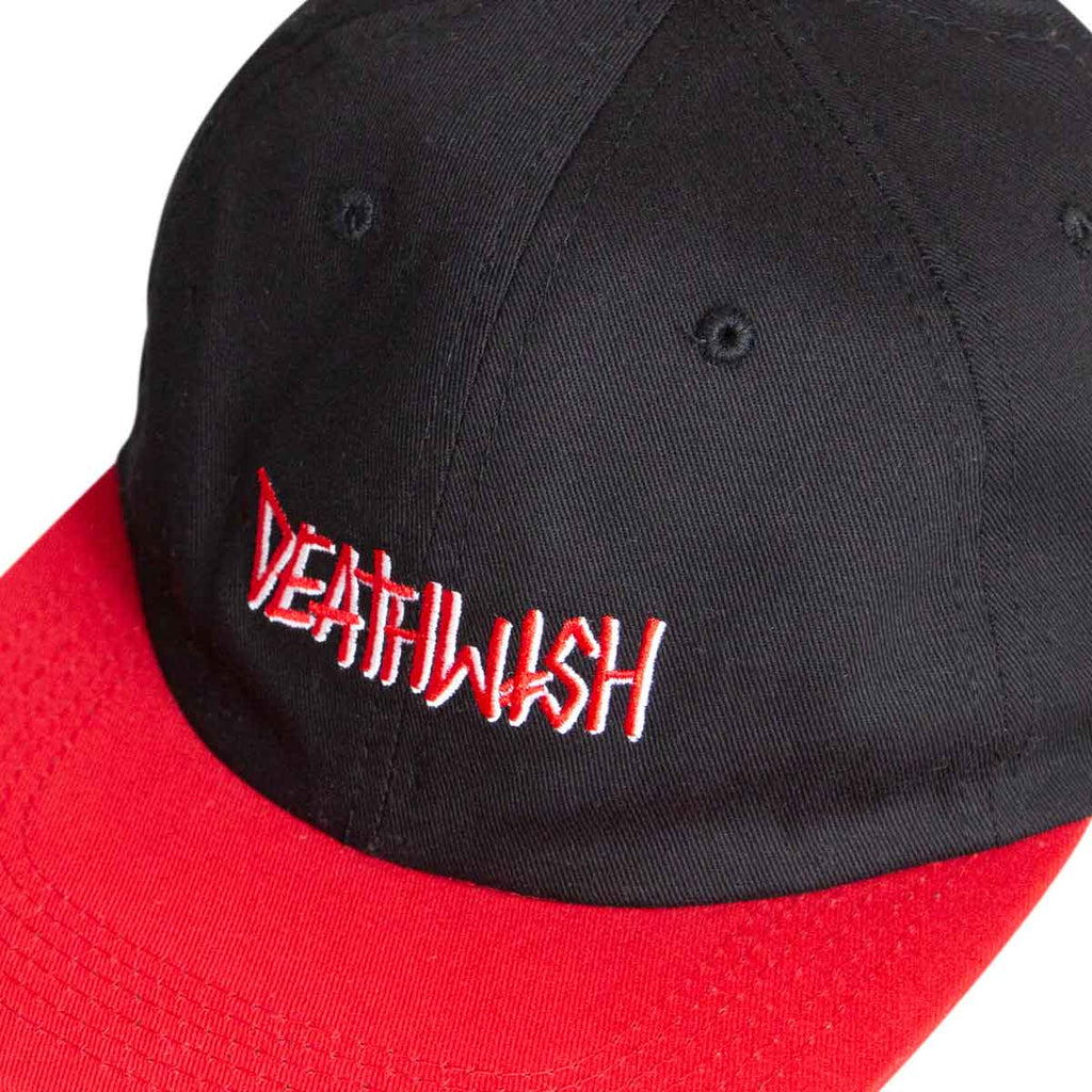 Deathwish Deathspray Snapback Cap Black Red  Deathwish   