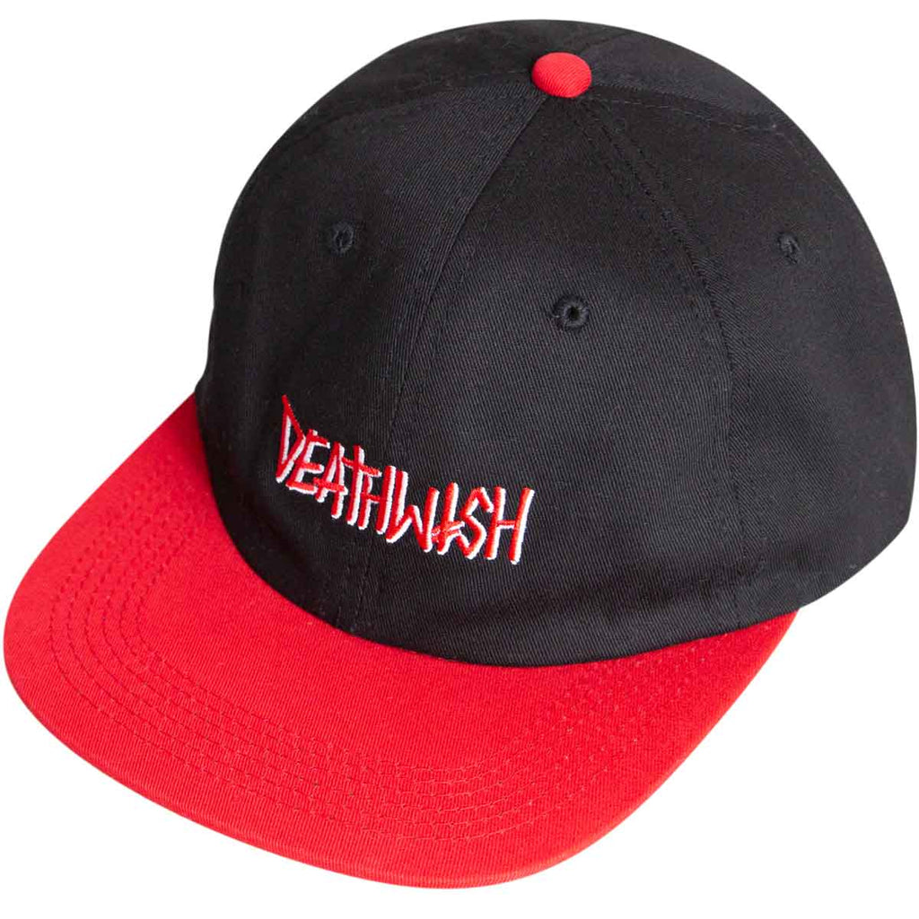 Deathwish Deathspray Snapback Cap Black Red  Deathwish   