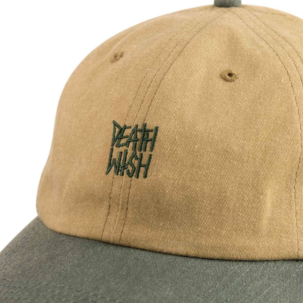 Deathwish Deathstack Dad Cap Khaki Green  Deathwish   