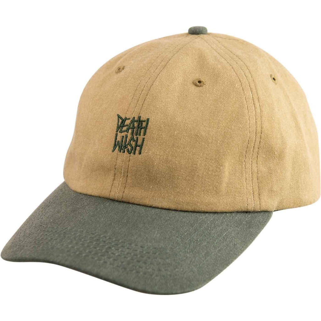 Deathwish Deathstack Dad Cap Khaki Green  Deathwish   