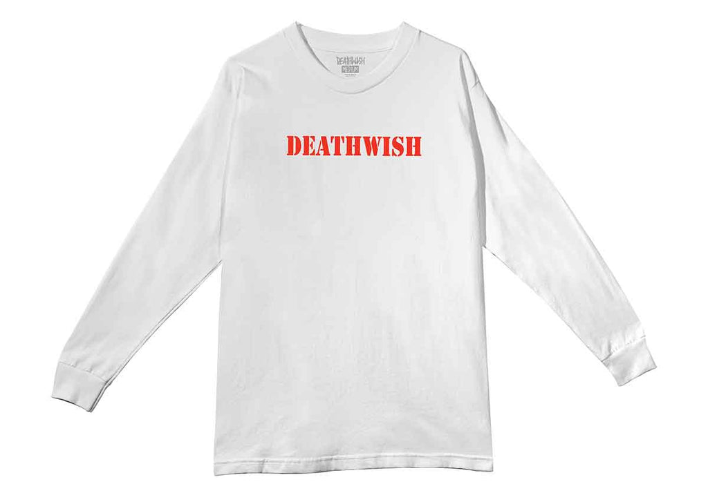 Deathwish Driver Longsleeve T-Shirt White  Deathwish   