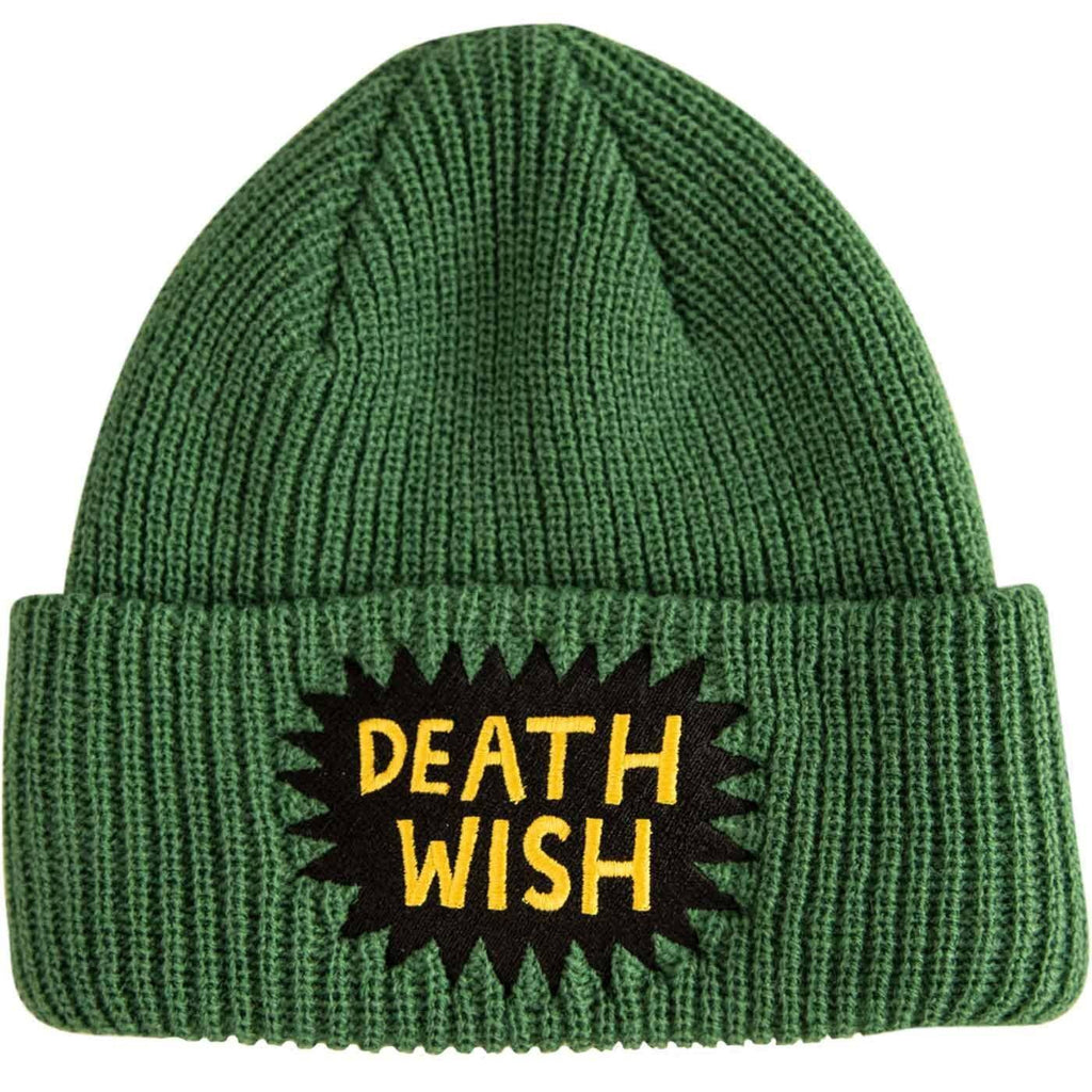 Deathwish Quarantine Beanie Green  Deathwish   