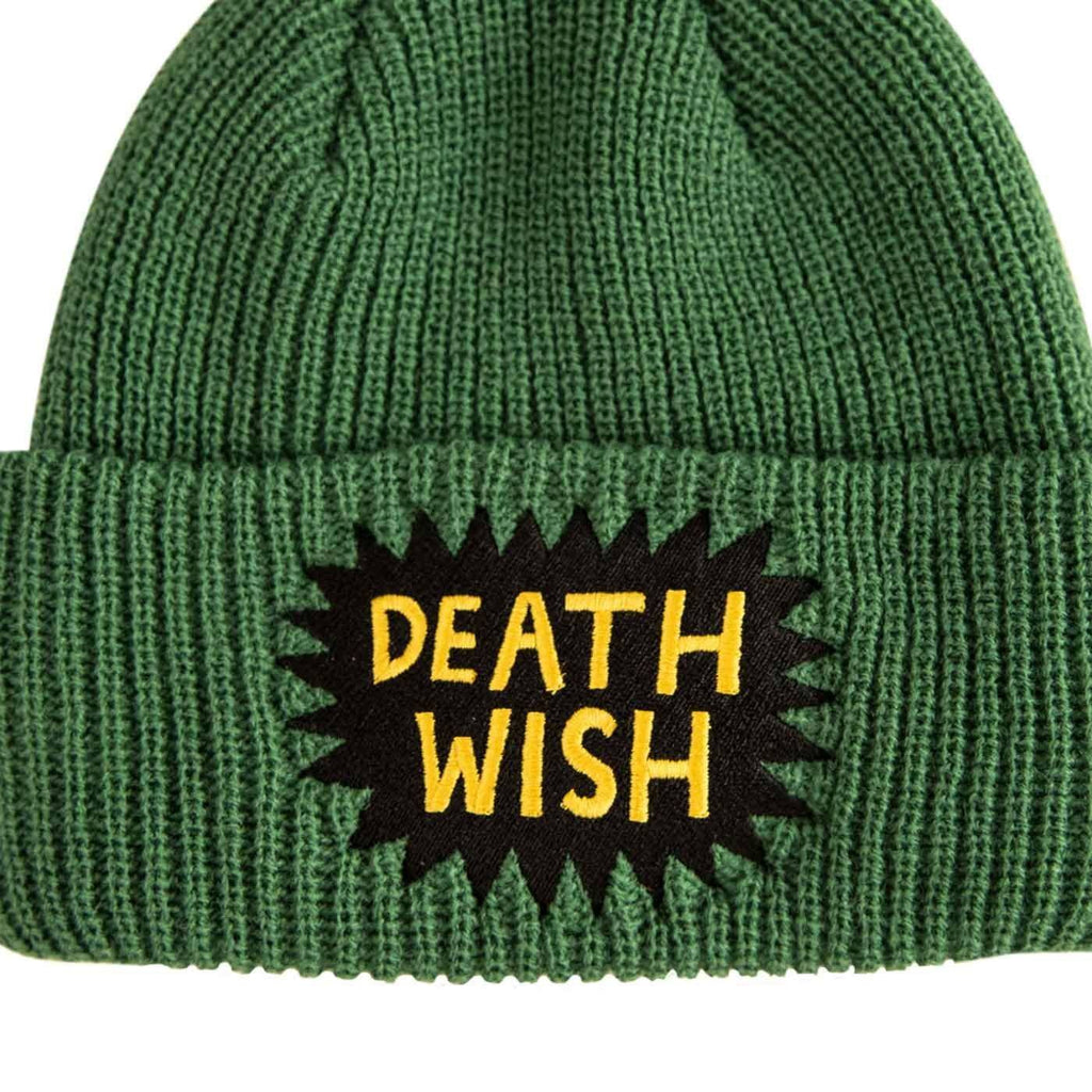 Deathwish Quarantine Beanie Green  Deathwish   