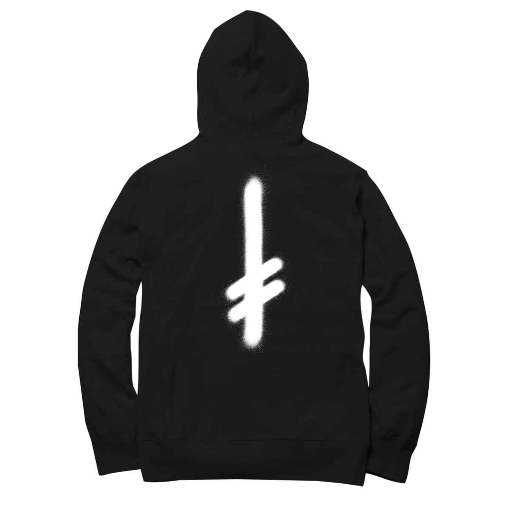 Deathwish The Truth Hooded Sweatshirt Black White  Deathwish   