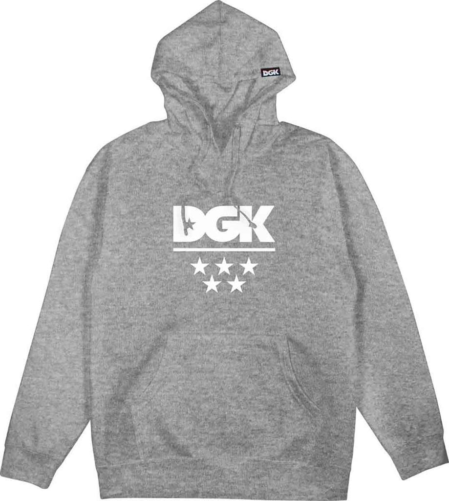 DGK All Star Hooded Sweatshirt Gunmetal Heather  DGK   