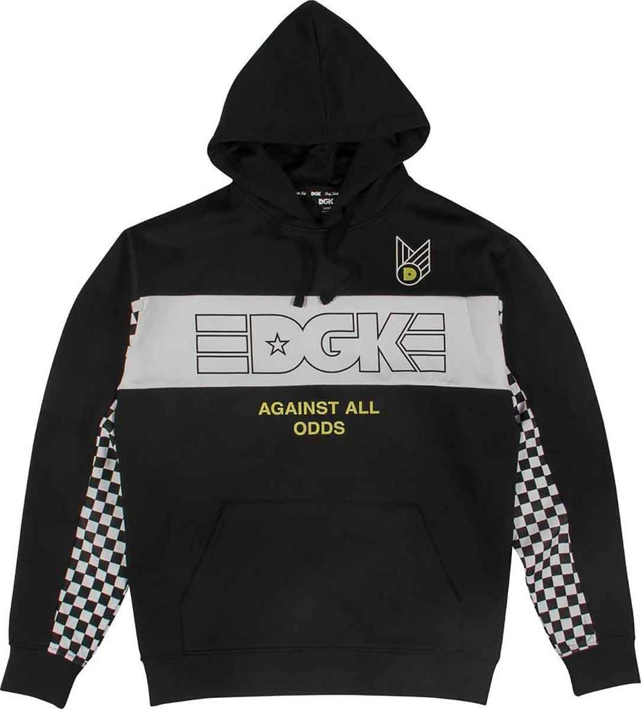 DGK Finish Line Custom Hooded Sweatshirt Black  DGK   