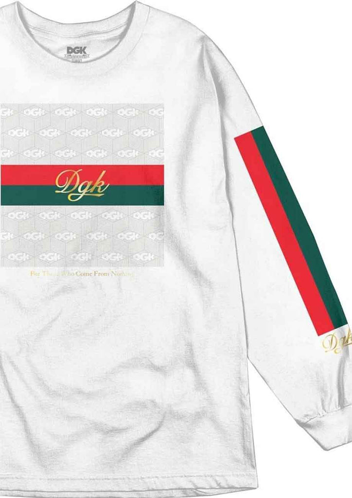 DGK Lux Longsleeve T-Shirt White  DGK   