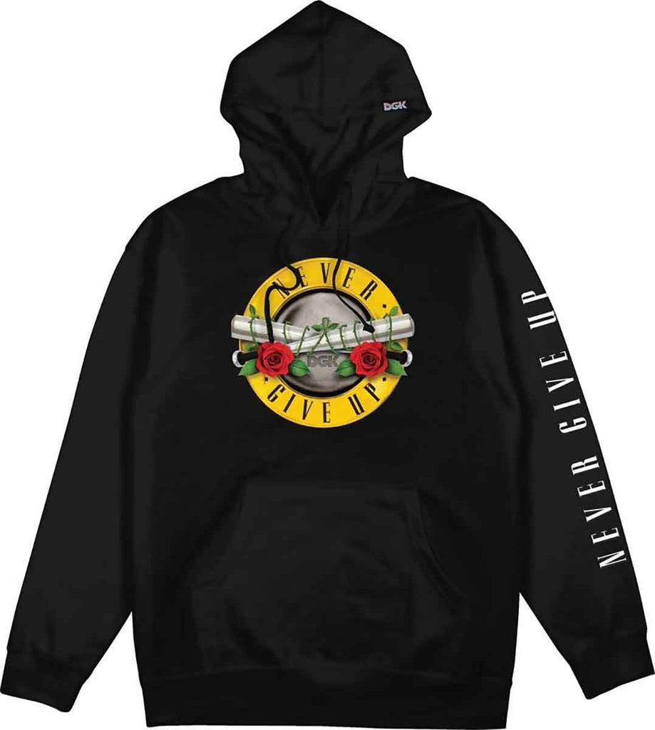 DGK Never Hooded Sweatshirt Black  DGK   