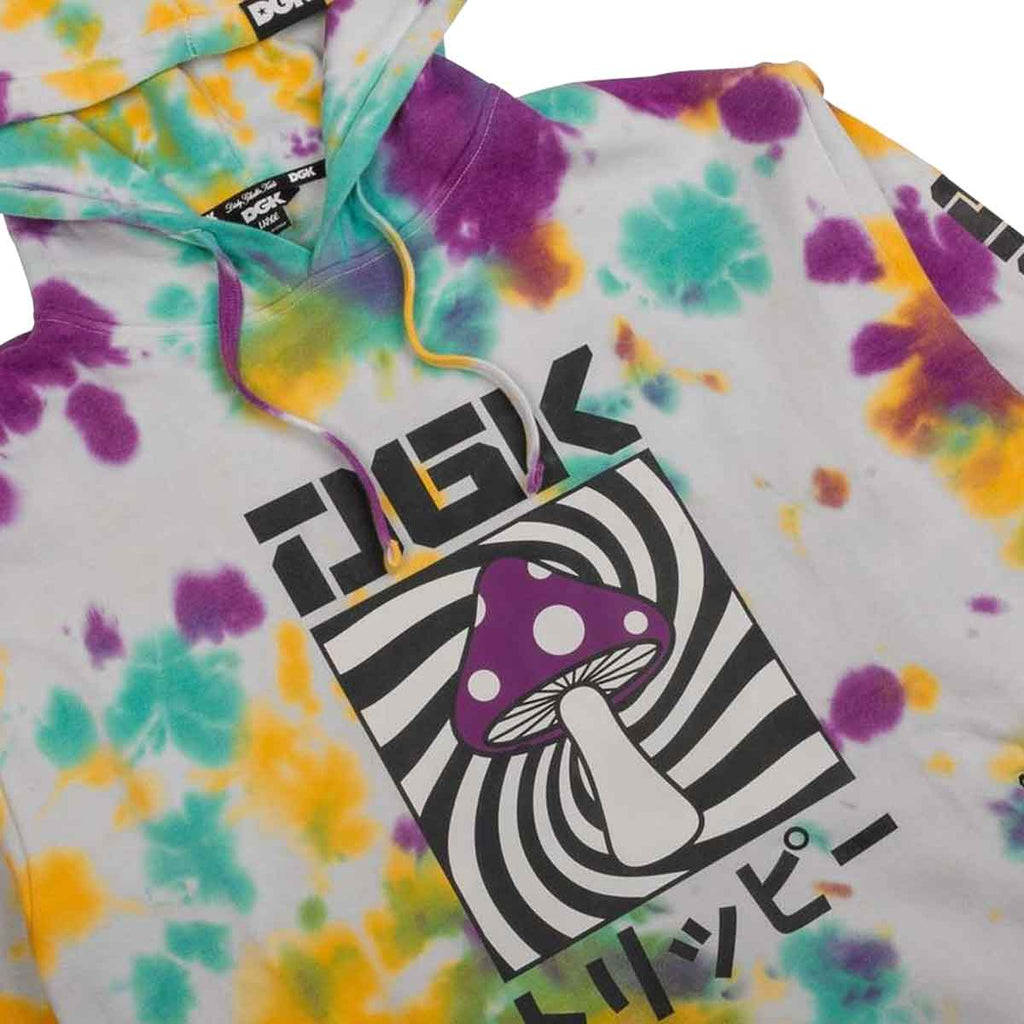 DGK Psychedelic Hooded Sweatshirt Tie Dye  DGK   