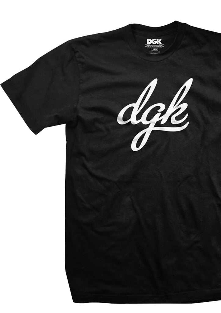 DGK Script Tee Black  DGK   