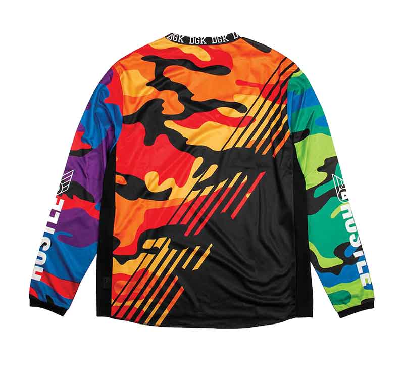 DGK Slant Moto Jersey Camo  DGK   