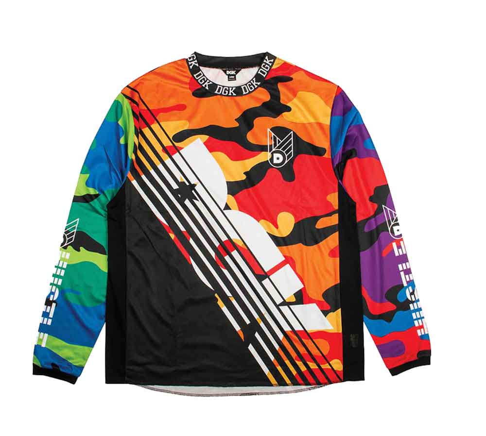 DGK Slant Moto Jersey Camo  DGK   