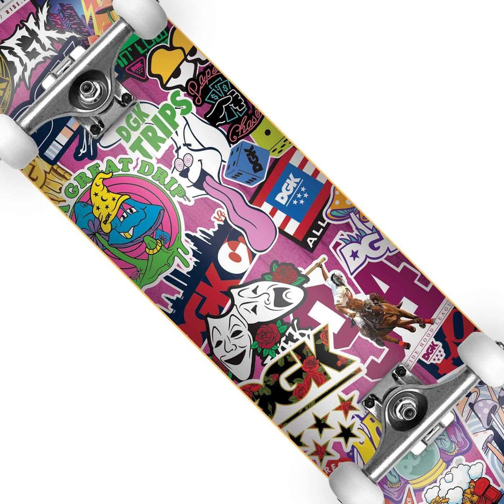 DGK Stick Up 7.25 Kids Mini Complete Skateboard  DGK   