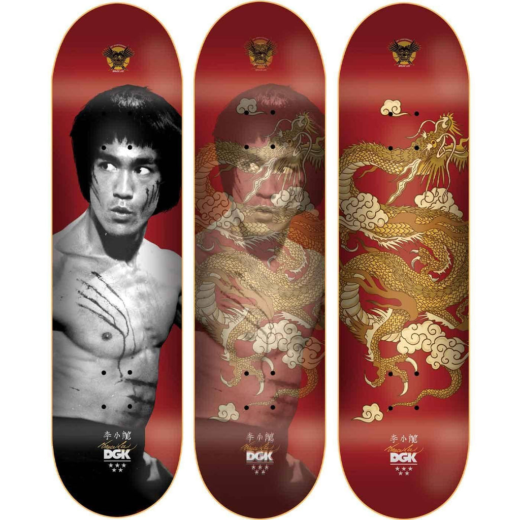 Deck Hologramme DGK X Bruce Lee Golden Dragon 8.0 – Freedom Skateshop