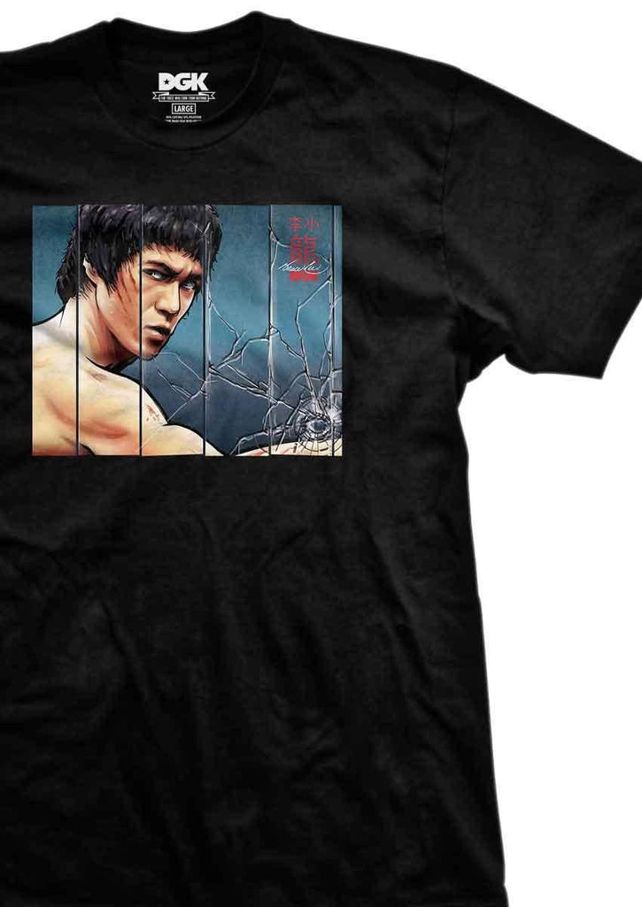 DGK X Bruce Lee Mirrors T-Shirt Black  DGK   