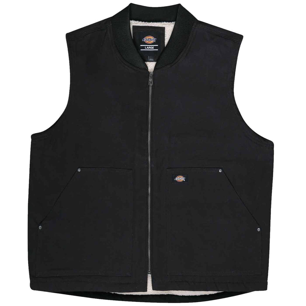 Dickies Duck Canvas Vest Black  Dickies   