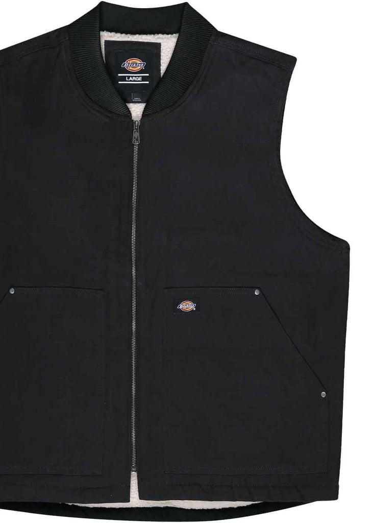 Dickies Duck Canvas Vest Black  Dickies   