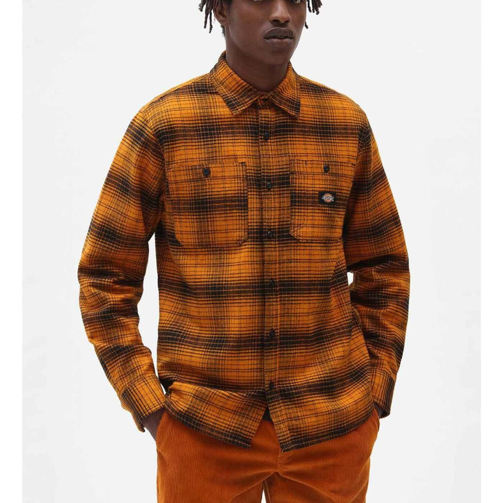 Dickies Evansville Flanell Shirt Pumpkin Spice  Dickies   