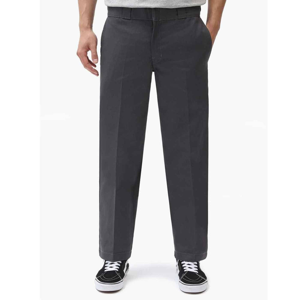 Dickies Slim Straight Flex Work Pants Charcoal Grey  Dickies   