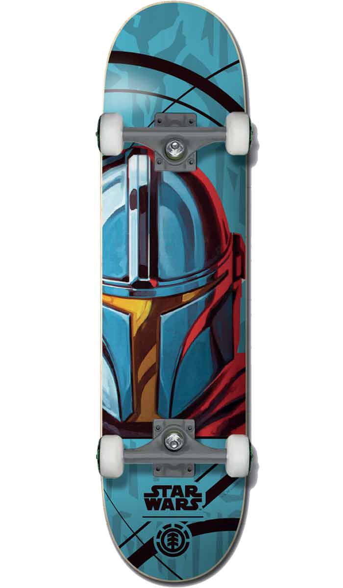 Skateboard Complet Element Mandalorian Beskar 8.0 - Ex Display - Planche Collector Star Wars
