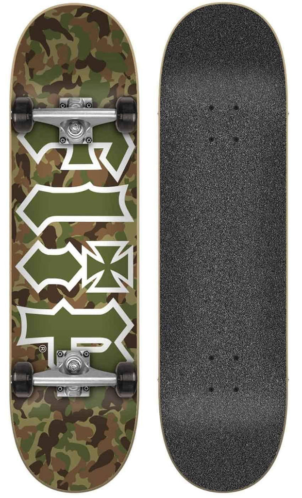 Flip HKD Combat 7.5 Complete Skateboard Green Handelsware Flip   