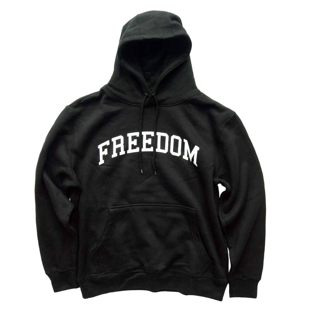 Freedom Drop Out Hooded Sweatshirt Black  Freedom   