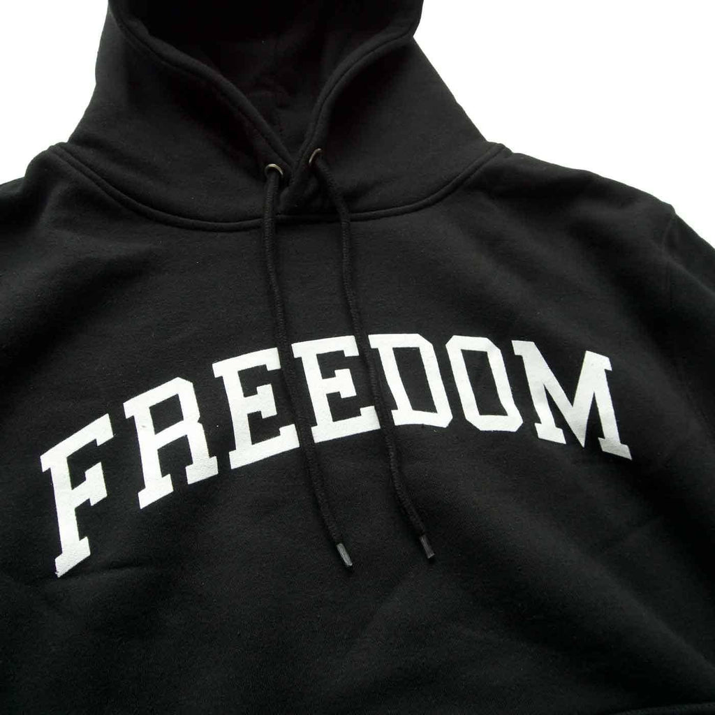 Freedom Drop Out Hooded Sweatshirt Black  Freedom   