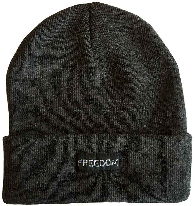Freedom Label Beanie Heather Black – Freedom Skateshop