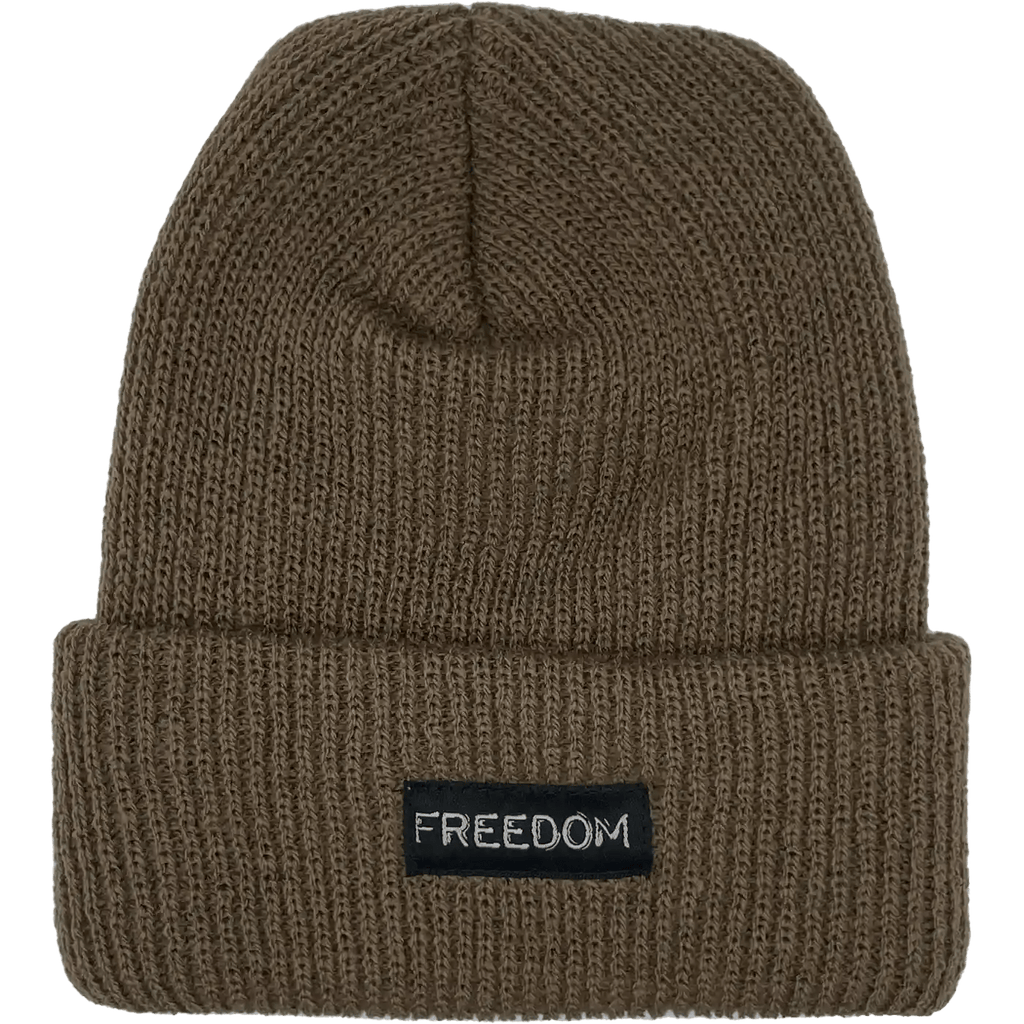 Freedom Label Cuff Beanie Surplus Green  Freedom   