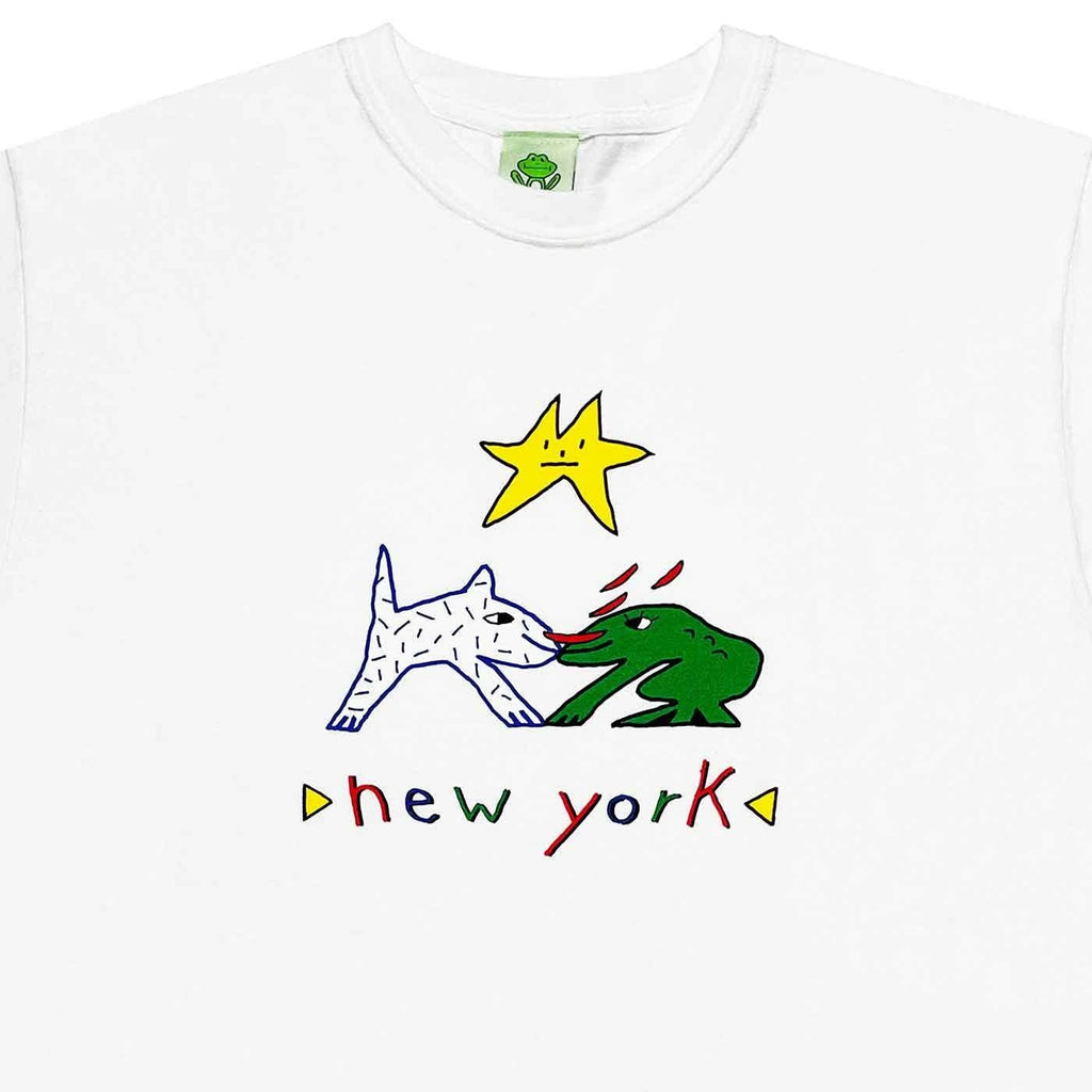 Frog New York Longsleeve T-Shirt White  Frog   