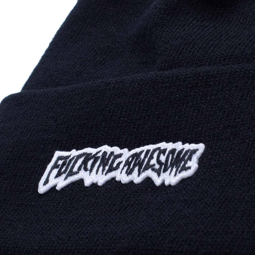 Fucking Awesome Little Stamp Cuff Beanie Black  Fucking Awesome   