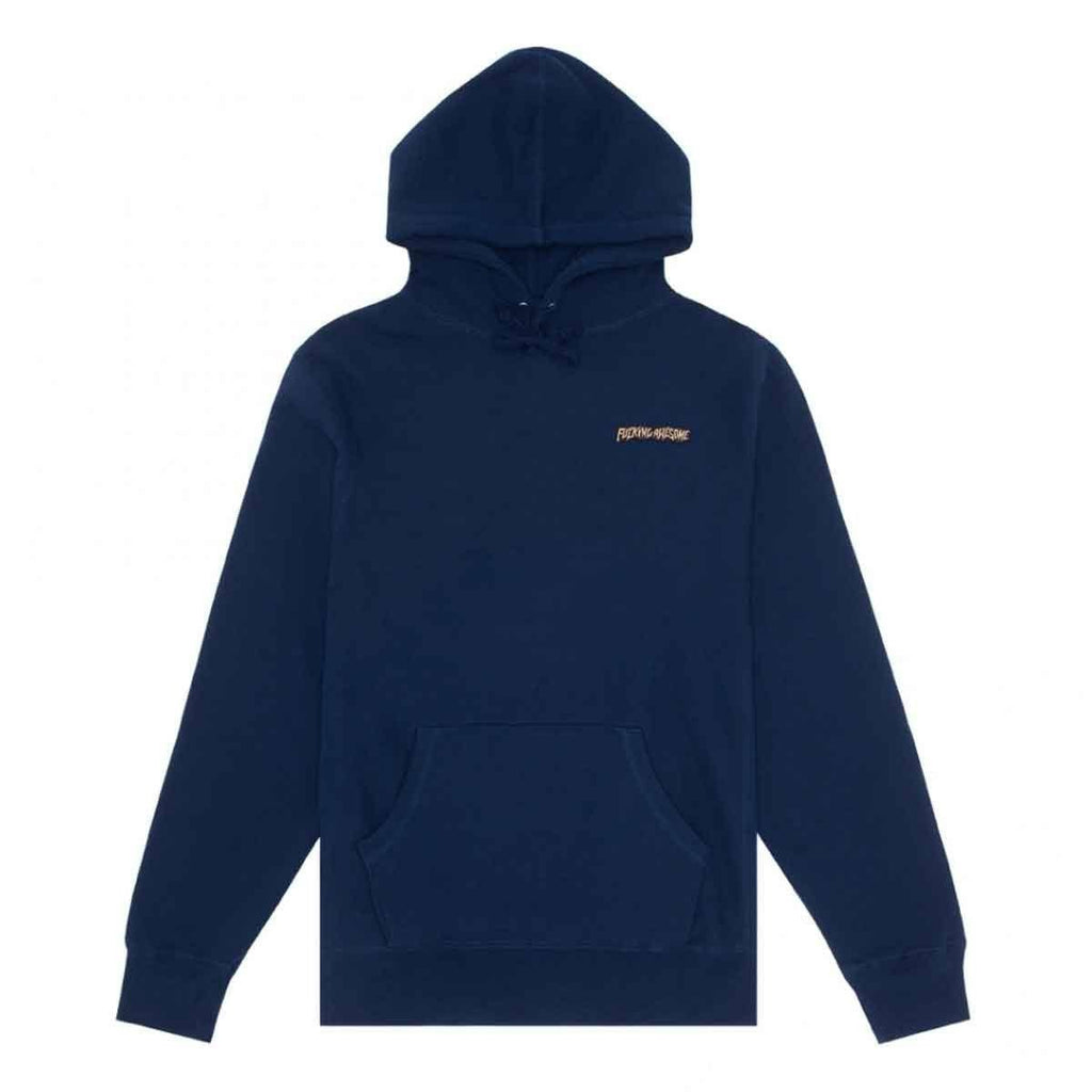 Fucking Awesome Little Stamp Hooded Sweatshirt Navy  Fucking Awesome   