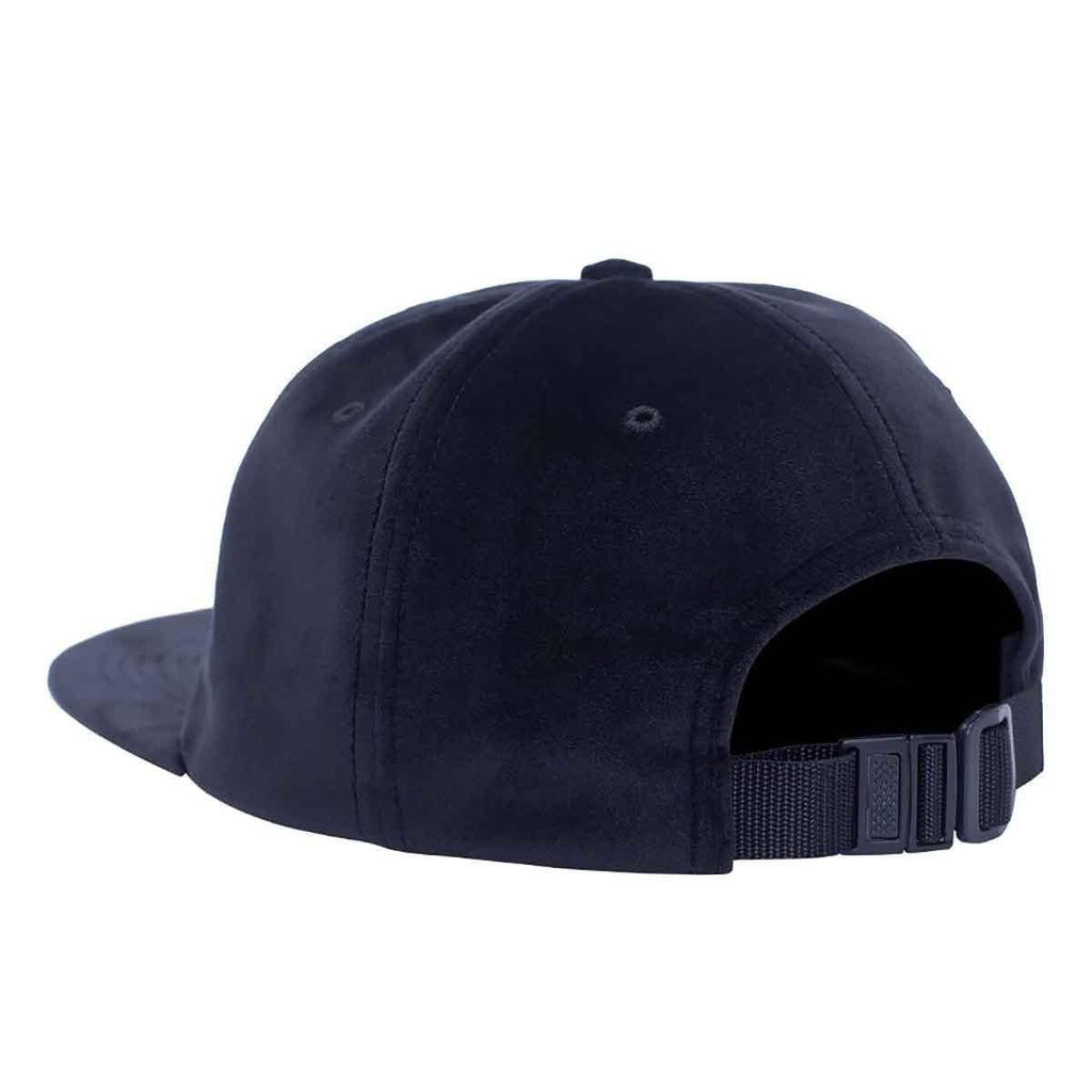 Fucking Awesome Outline Drip Unstructured Velvet Strap Back Cap Black  Fucking Awesome   