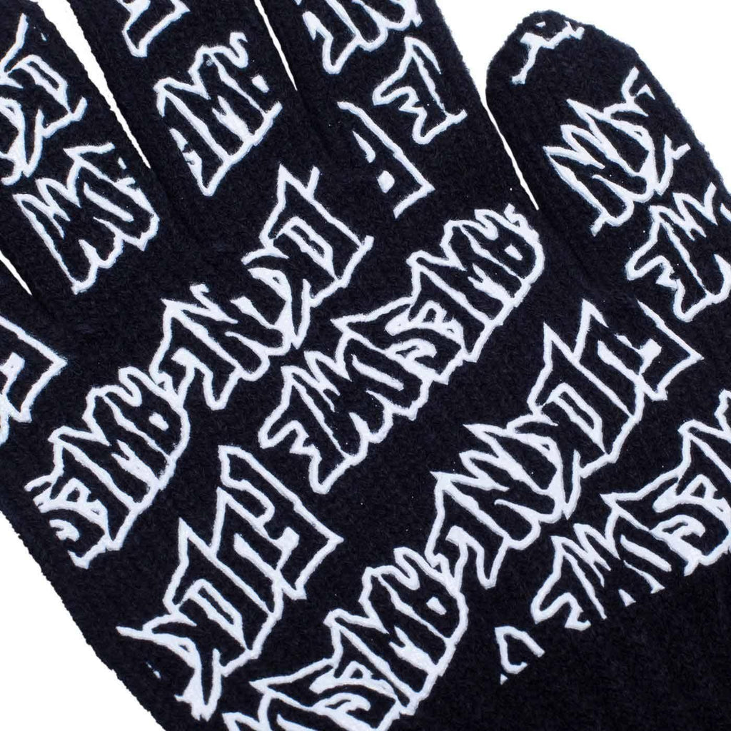 Fucking Awesome Stamp Gloves Black  Fucking Awesome   