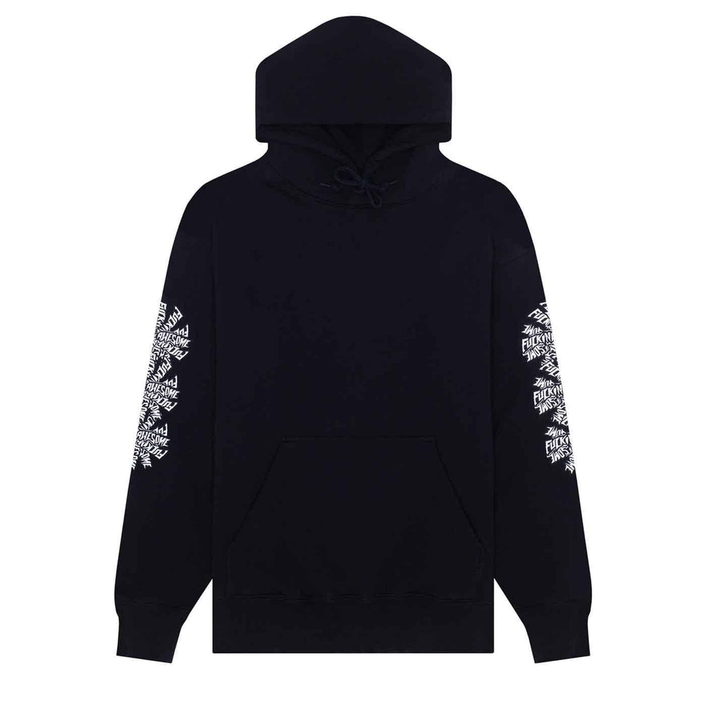 Fucking Awesome Three Spiral Hooded Sweatshirt Black  Fucking Awesome   