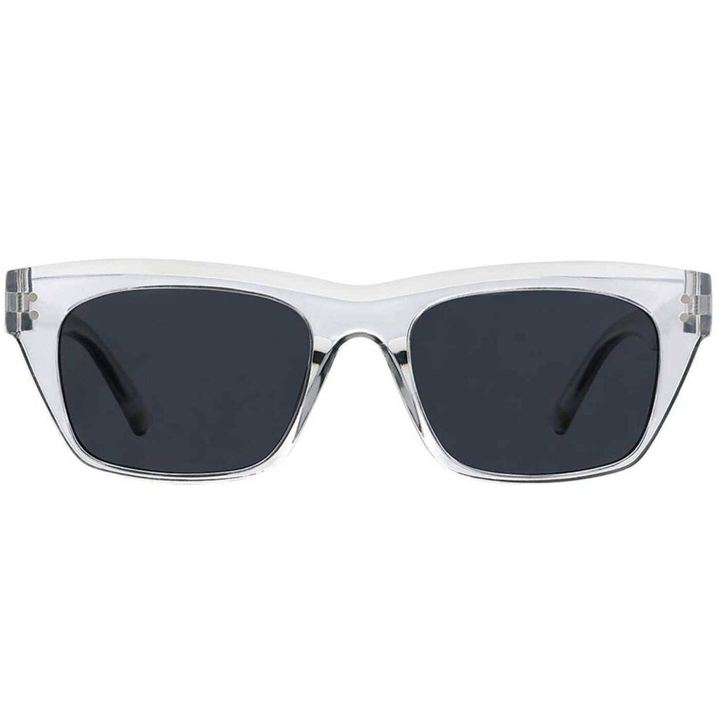 Glassy Santos Polarized Sonnenbrille Transparent Grey  Glassy Eyewear   