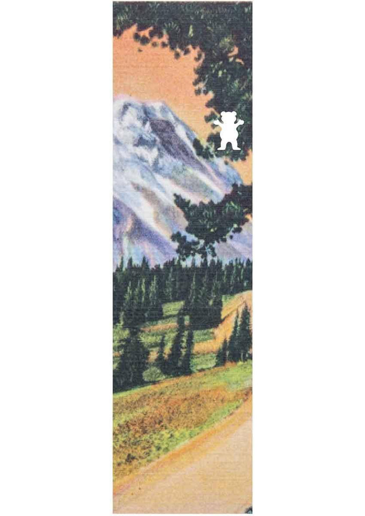 Grizzly Antique Postcard Griptape Orange Sky  Grizzly   