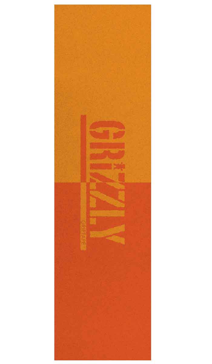 Grizzly Split Stamp Griptape Orange