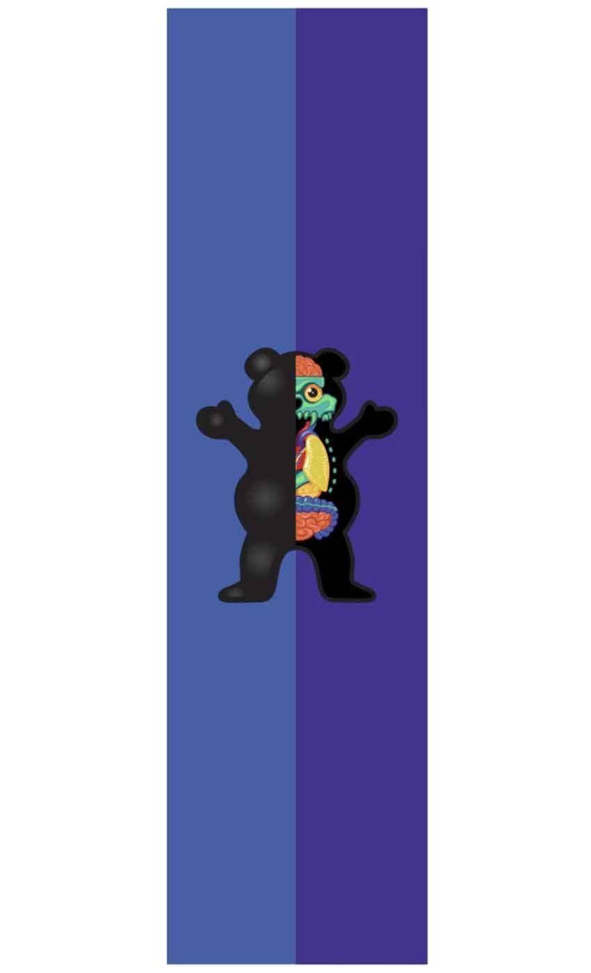 Grizzly Use Your Brain Griptape Bleu