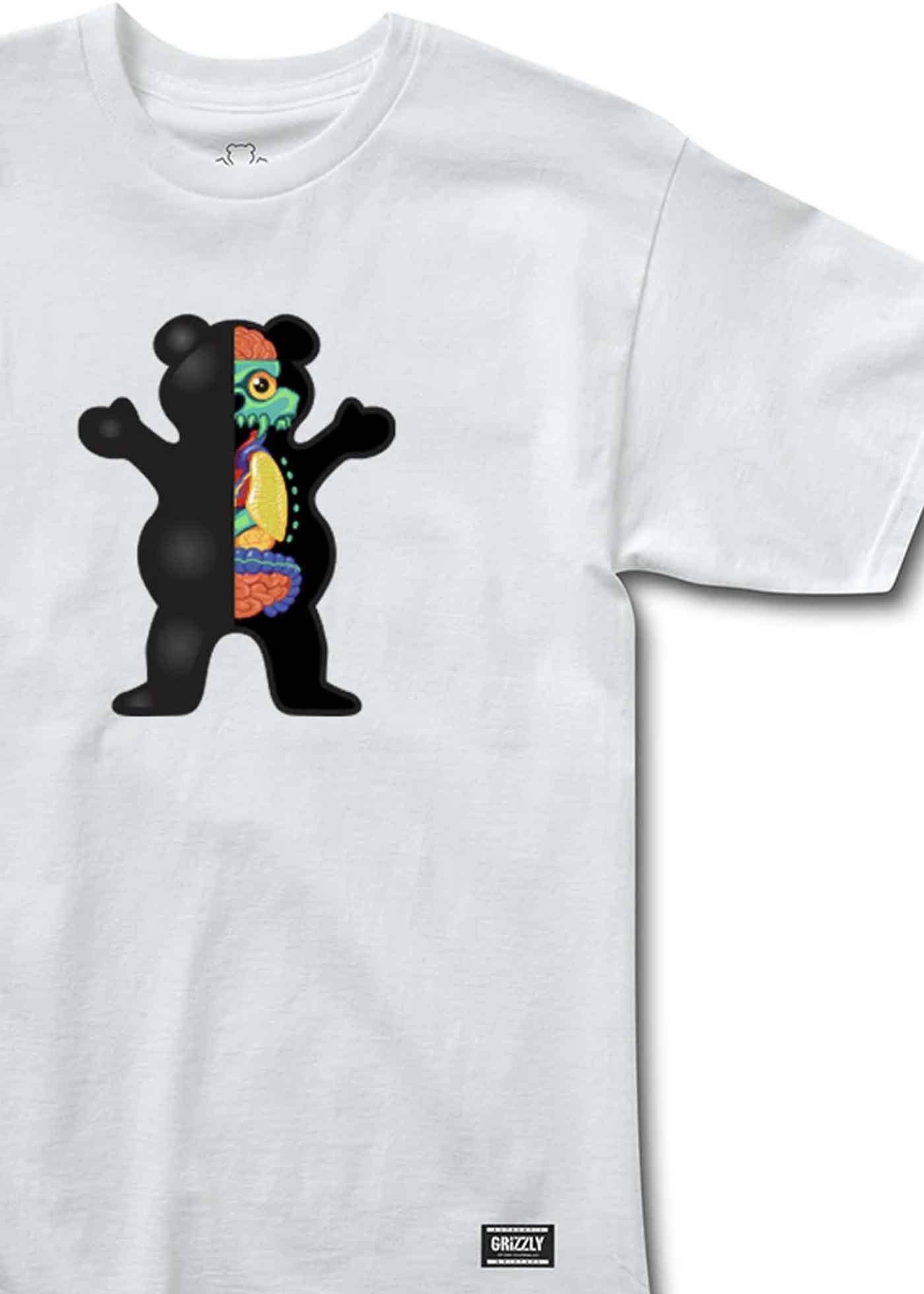 Grizzly Use Your Brain T-Shirt White