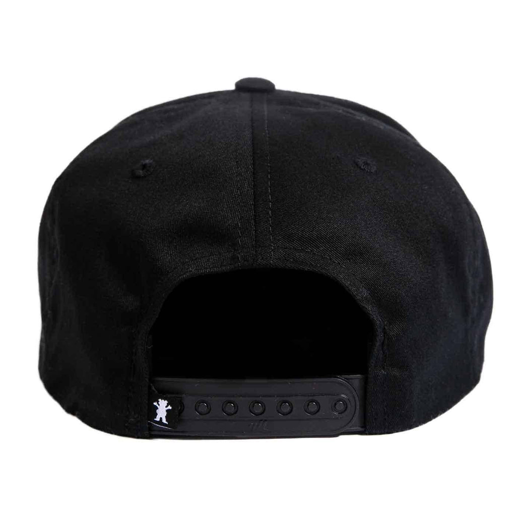 Grizzly OG Bear Unstructured Snap Back Cap Black  Grizzly   