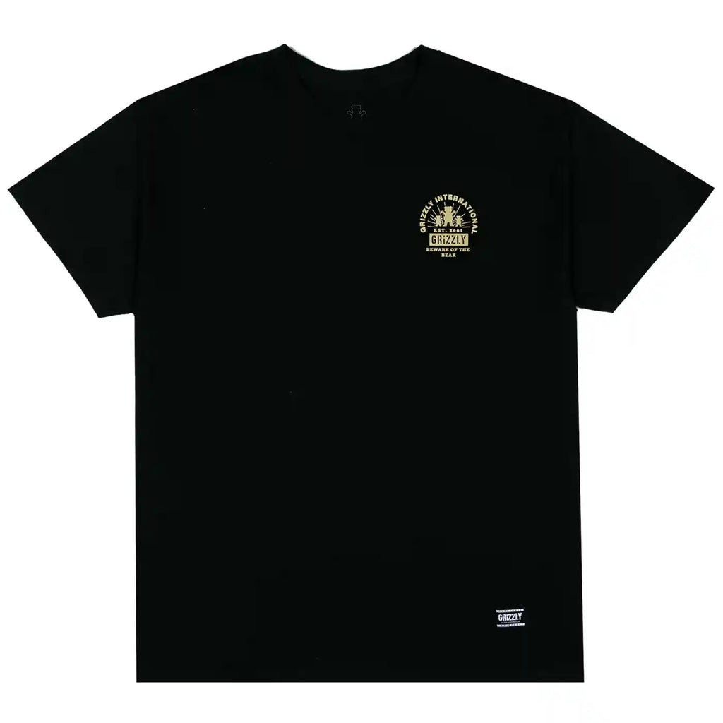 Grizzly Dawn Patrol T-Shirt Black  Grizzly   