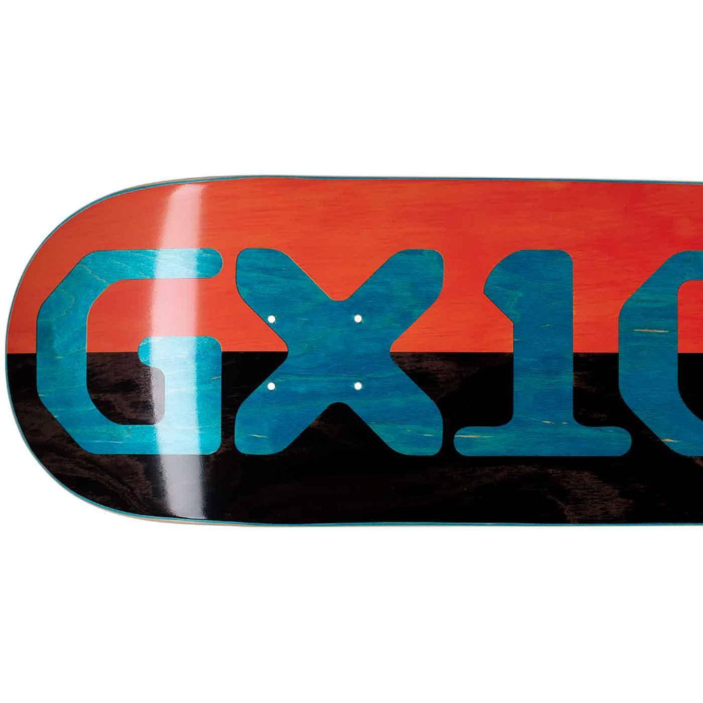 GX1000 Logo 8.5 Deck Split Veneer Black Orange  GX1000   